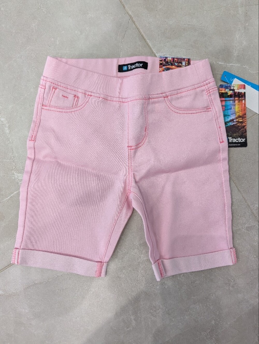 2/$30 Tractor Girls Pink Bermuda Shorts – Size 6